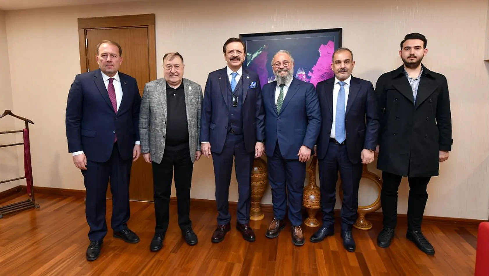 İdris Alan, TOBB Başkanı Hisarcıklıoğlu'nu ziyaret etti