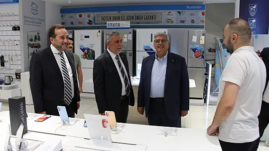 Milletvekili Ağar, Ak Parti Genel Başkan Yardimcisi Demiröz İle Esnafi Ziyaret Etti