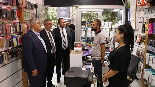 Milletvekili Ağar, Ak Parti Genel Başkan Yardimcisi Demiröz İle Esnafi Ziyaret Etti
