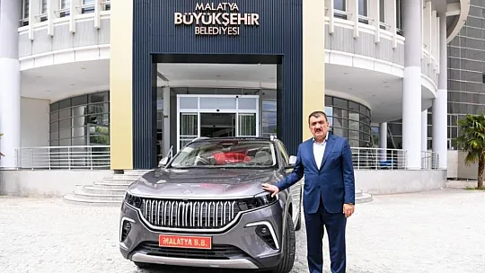 Malatya Büyükşehir Belediyesi'nin Makam Aracı Artık TOGG!