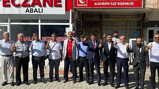 Yeniden Refah Partisi Elazığ İl Teşkilatı, Arıcak, Erimli ve Alacakaya'yı Ziyaret Etti