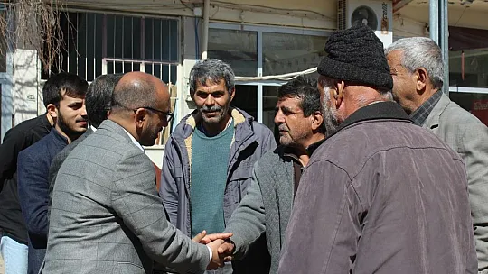 HÜDA PAR Genel Başkan Yardımcısı Şahin memleketi Palu`da vatandaşları ziyaret etti