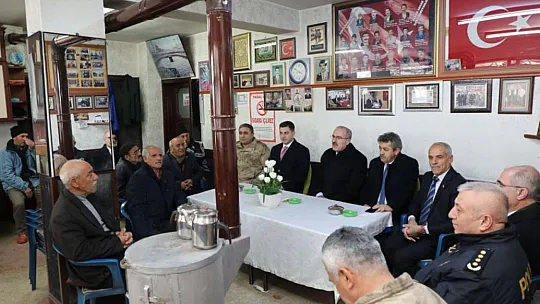 Arıcak'ta Vali Toraman'ın Katılımıyla, Koordinasyon Toplantısı Yapıldı