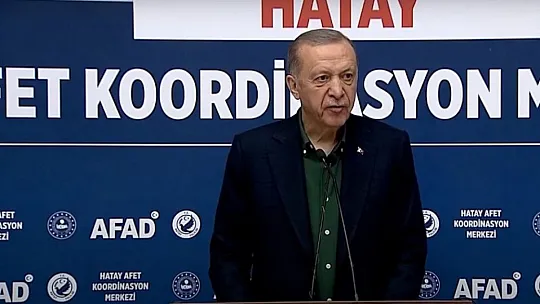 Cumhurbaşkanı Erdoğan: Elazığ'da 3 Bin 750 Konutun İnşasına Başlıyoruz