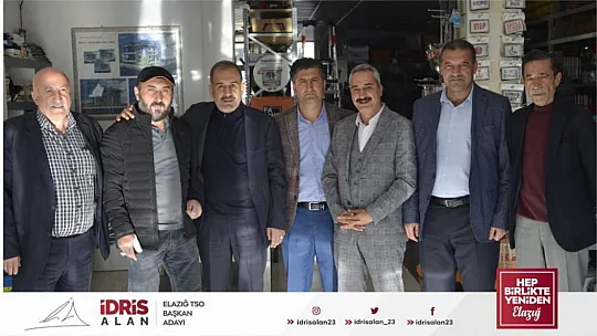 ETSO Başkan Adayı Alan, Karakoçan İlçesini Ziyaret Etti