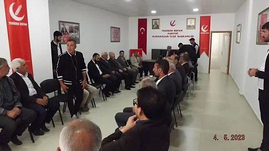 Yeniden Refah Partisi'nin Seçim Çalışmaları Devam Ediyor