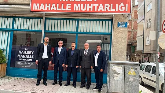 Yeniden Refah Partisi İl Başkanı Ömer Ateş seçim çalışmalarını sürdürüyor