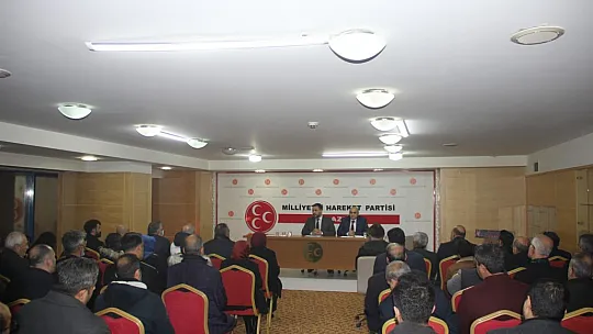 MHP Elazığ Merkez İlçe Devir Teslim Töreni Yapıldı