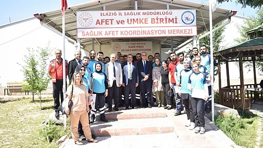 Elazığ İl Sağlık Müdürlüğü Tarafından UMKE Temel Eğitimi ve Tatbikatı Düzenlendi