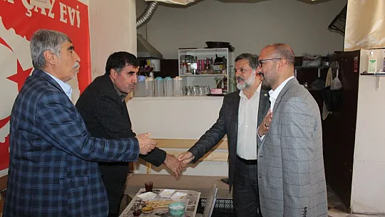 HÜDA PAR Genel Başkan Yardımcısı Şahin memleketi Palu`da vatandaşları ziyaret etti