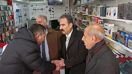 İYİ Parti Milletvekili Aday Adayı Ercan, Kovancılar İlçesi'ni Gezdi
