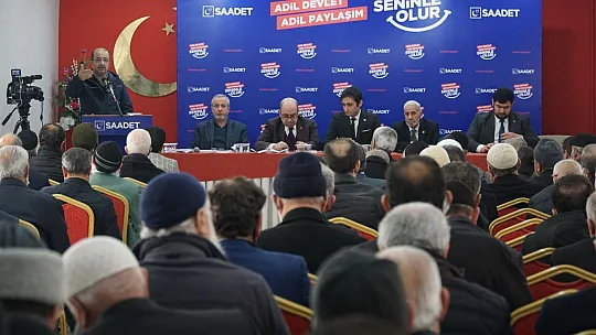 Saadet Partisi Elazığ İl Başkanlığı İl Divan Toplantısı Yoğun Katılımla Yapıldı