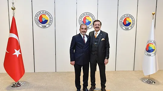 Elazığ Ticaret ve Sanayi Odası TOBB Başkanı Rifat Hisarcıklıoğlu'nu Ziyaret Etti