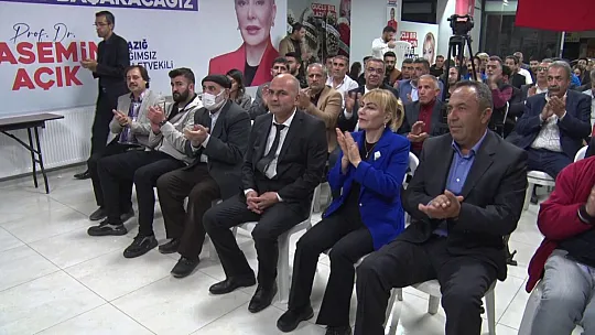 Prof. Dr. Yasemin Açık'a Ege Bölgesindeki Elazığlılardan Destek