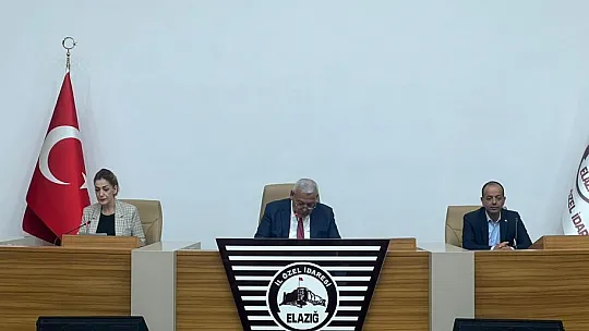 Elazığ İl Genel Meclisi Mayıs Ayı Oturumları Sona Erdi