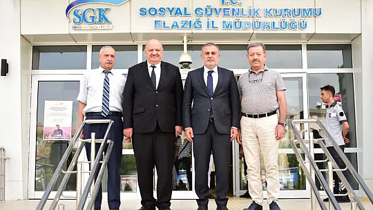 Ak Partili Vekiller ve İl Başkanından SGK İl Müdürlüğüne Ziyaret