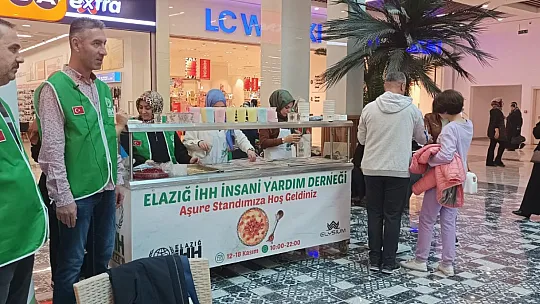 Elazığ İHH, Aşure Standı Kurdu