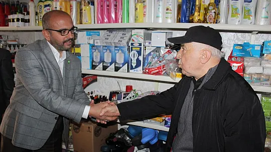 HÜDA PAR Genel Başkan Yardımcısı Şahin memleketi Palu`da vatandaşları ziyaret etti