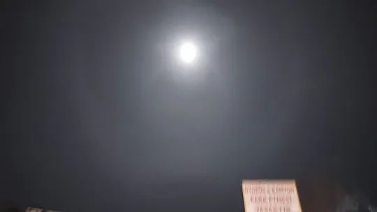 Elazığ'da Ay Halesi Oluştu