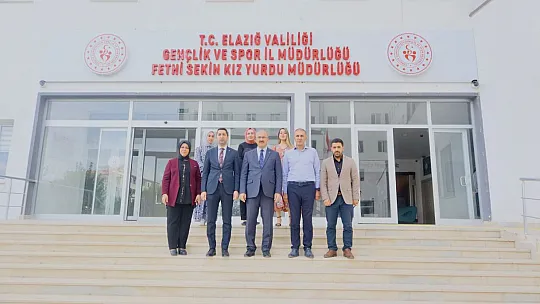 Elazığ Valisi Toraman, GSB Elazığ Yurtlarını Gezdi
