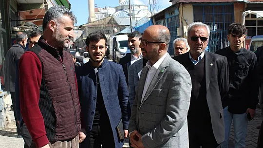 HÜDA PAR Genel Başkan Yardımcısı Şahin memleketi Palu`da vatandaşları ziyaret etti