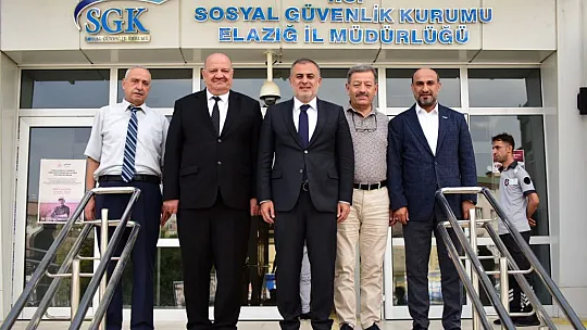 Ak Partili Vekiller ve İl Başkanından SGK İl Müdürlüğüne Ziyaret