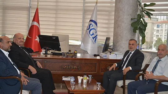 Ak Partili Vekiller ve İl Başkanından SGK İl Müdürlüğüne Ziyaret
