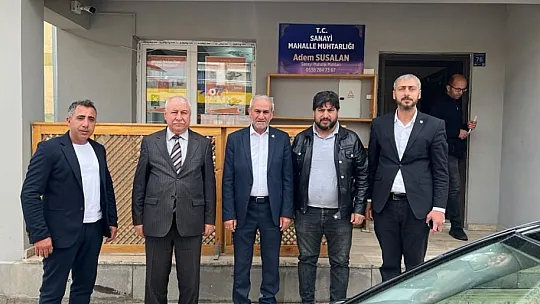 Yeniden Refah Partisi İl Başkanı Ömer Ateş seçim çalışmalarını sürdürüyor