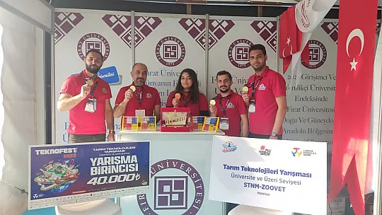 Sadece Elazığ'ın Değil Türkiye'nin Gururu Fırat Üniversitesi'nden Teknofest'te Birincilik