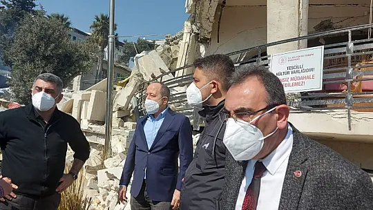 Milletvekili Erol, Deprem bölgesi Hatay'da