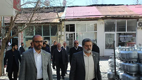 HÜDA PAR Genel Başkan Yardımcısı Şahin memleketi Palu`da vatandaşları ziyaret etti