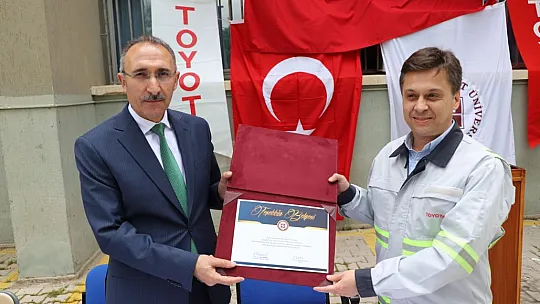 Toyota'dan Fırat Üniversitesi'ne Hibe Desteği
