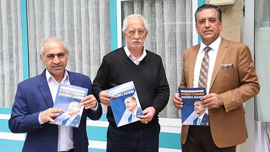 Av. Dinç Elazığ'da Sokak Sokak Gezerek Cumhurbaşkanı Erdoğan'a Destek Topluyor