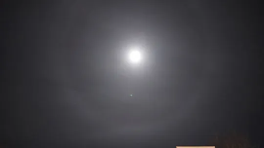 Elazığ'da Ay Halesi Oluştu