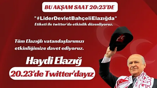 Bahçeli'nin Elazığ ziyareti sosyal medyada gündem oldu