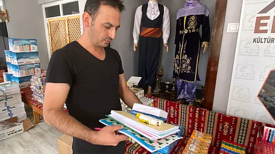 Elazığ'da Örnek 'Eğitim' Çalışması: Bin 500 Öğrenciye Kırtasiye Yardımı