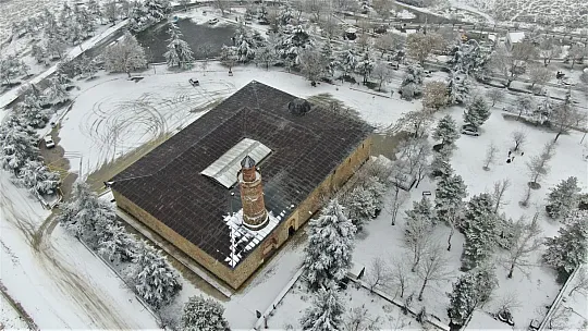 Yılın İlk Karının Yağdığı Harput'tan Kartpostallık Görüntülüler