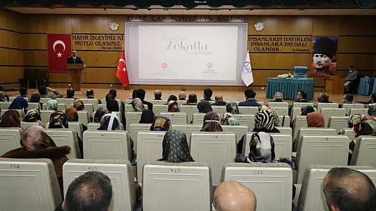 Elazığ'da Zekat Bilgilendirme Toplantısı Düzenlendi