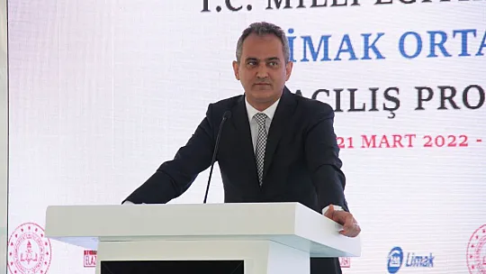 Bakan Özer Limak Ortaokulu'nun Açılışına Katıldı