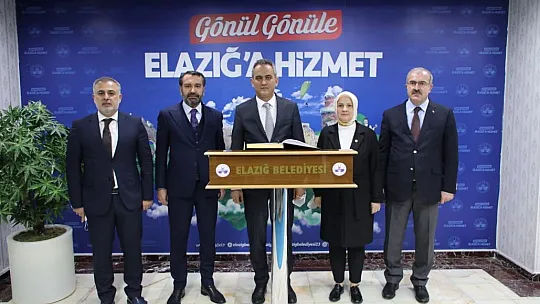 Milli Eğitim Bakanı Özer Elazığ Belediyesi'ni Ziyaret Etti