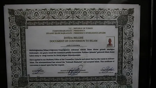 Fransa'dan geldiği Elazığ'da Müslüman oldu