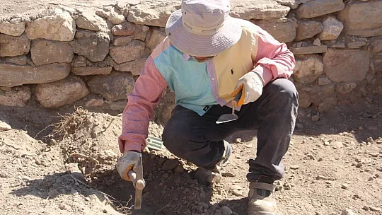 5 bin yıllık Harput Kalesi'nde çalışmalar tüm hızıyla sürüyor