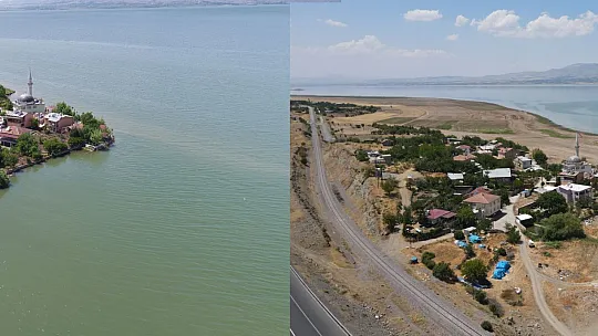 Bir zamanlar tekne turu yapılıyordu, suların çekilmesi ile o köy kuraklığın ortasında kaldı