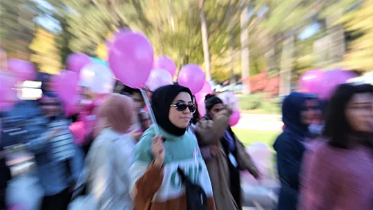 Elazığ'da 'Meme Kanseri Farkındalık' Yürüyüşü