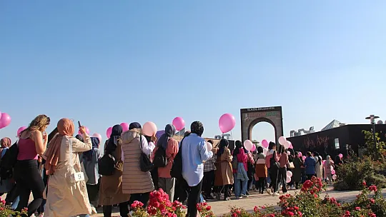 Elazığ'da 'Meme Kanseri Farkındalık' Yürüyüşü