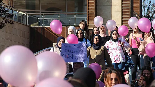 Elazığ'da 'Meme Kanseri Farkındalık' Yürüyüşü