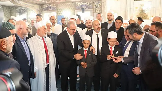 İzzetpaşa Camii'nde hafızlık icazet merasimi yapıldı