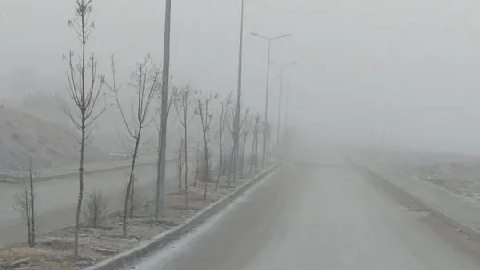 Elazığ'da sis etkili oldu