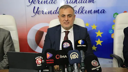 Elazığ'a 11 yılda 1 milyar 28 milyon lira yatırım kazandırıldı