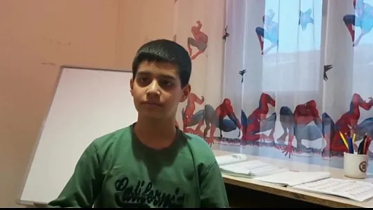 Küçük Taha, tedavisini üstlenen Cumhurbaşkanı Erdoğan'ın doğum gününü kutladı